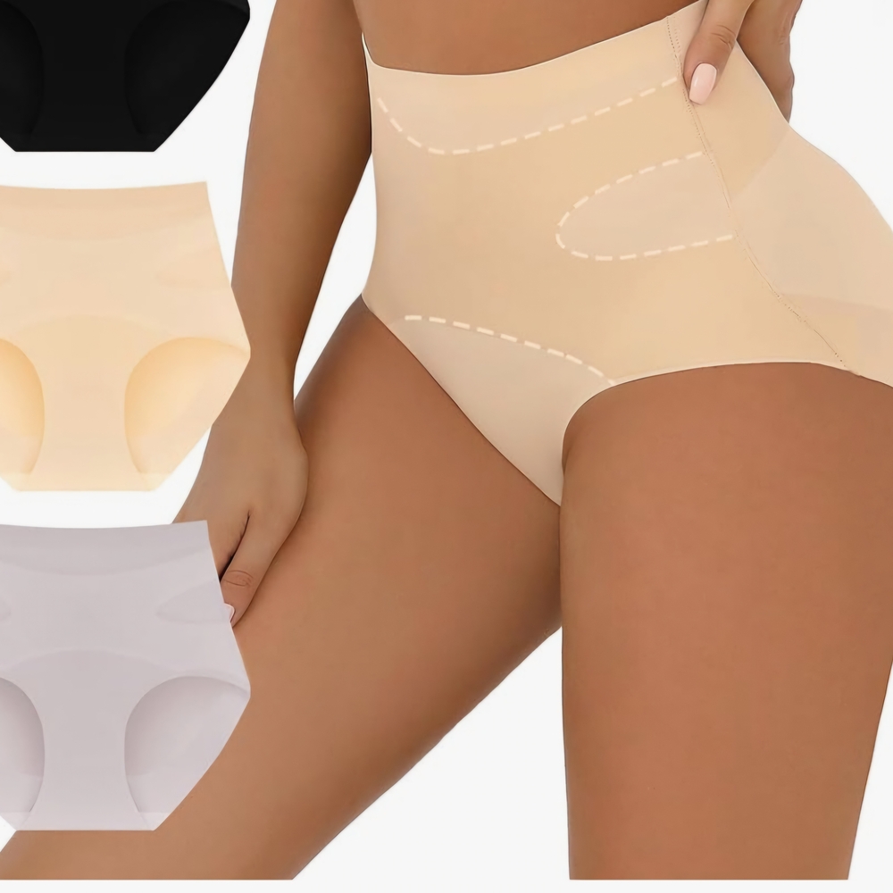 High-Waisted Seamless Shapewear Panties